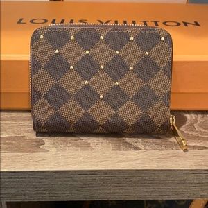 Zippy Coin Purse in Damier Ebene